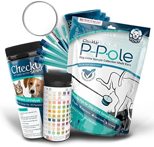 CheckUp dog P-Pole sample and comprehensive test bundle with pole, cups and full panel strips