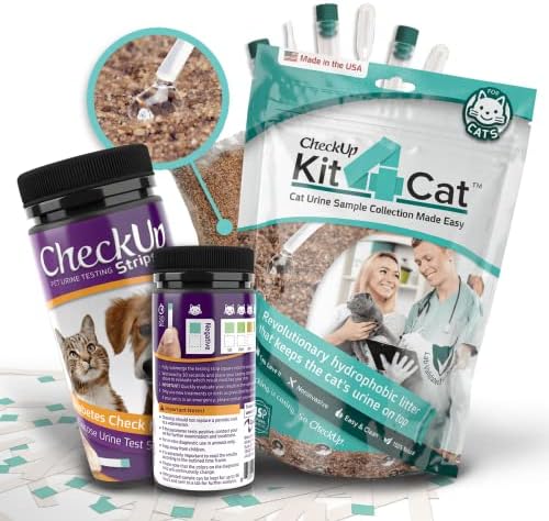 KIT4CAT sample and test glucose bundle with hydrophobic litter and glucose strips
